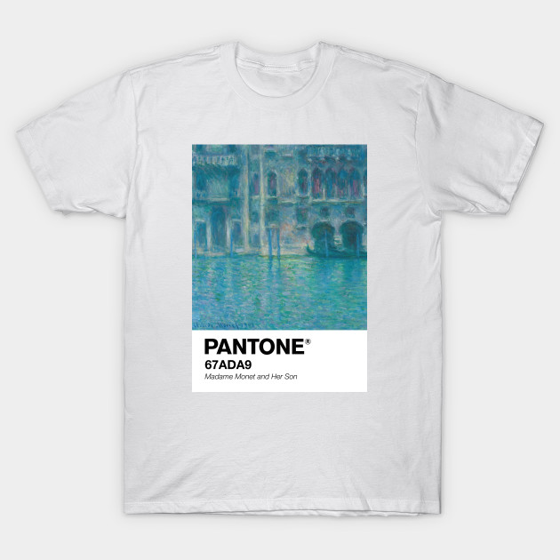 MONET PANTONE -Palazzo da Mula, Venice (1908) by Claude Monet Poster by theartistmusician